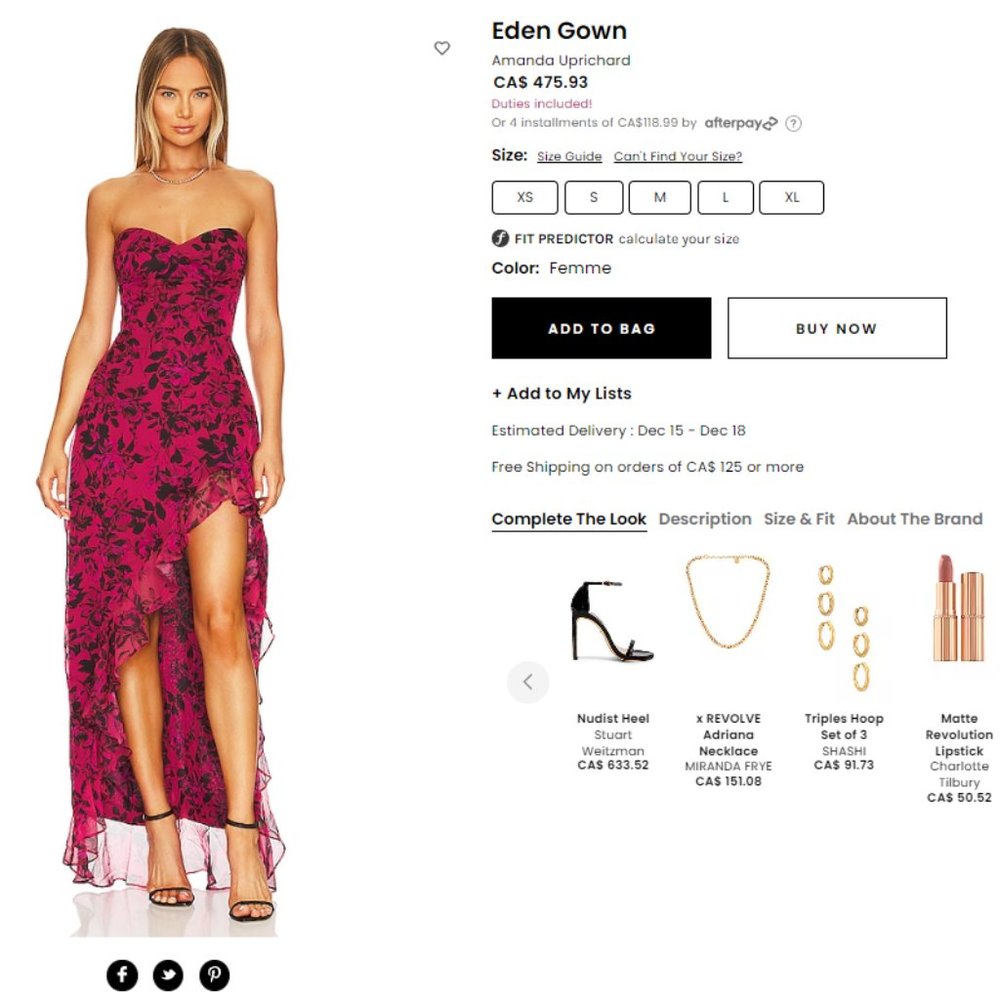 Eden Gown Amanda Uprichard